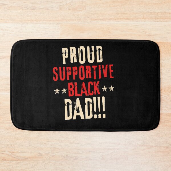 Item preview, Proud Supportive Black Dad Father's Day Gift Idea designed and sold by i-longmanshop.