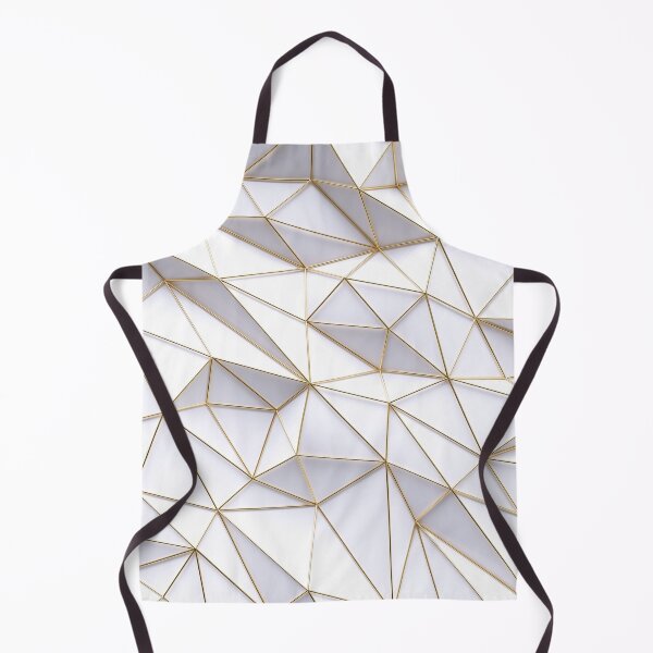 Item preview, Triangle Mesh 3D Modern Art -White and Gold- designed and sold by lematworks.