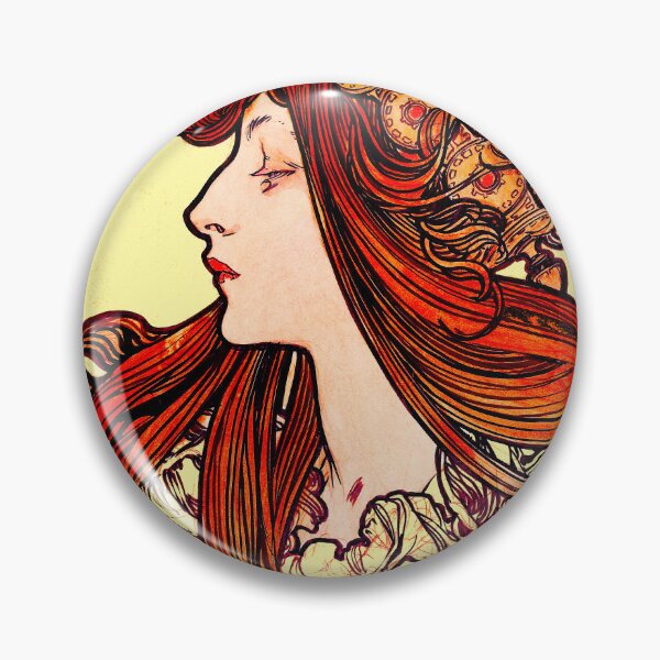 Artikelvorschau, Jugendstil-Buntglasfenster von Alphonse Maria Mucha, Vintage Theatre Poster, Alfons Mucha, Mucha Alphonse Art, entworfen und verkauft von Tamas Das.