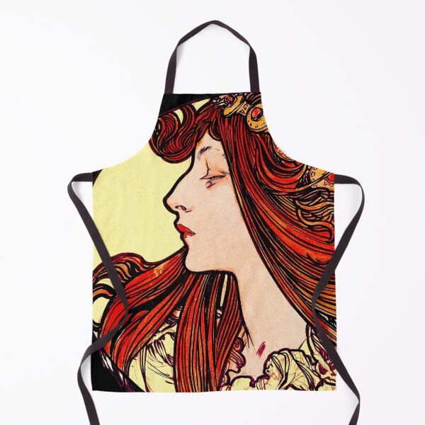 Aperçu de l'œuvre Vitrail Art Nouveau par Alphonse Maria Mucha, affiche de théâtre vintage, alfons mucha, mucha alphonse art, créée et vendue par Tamas Das.