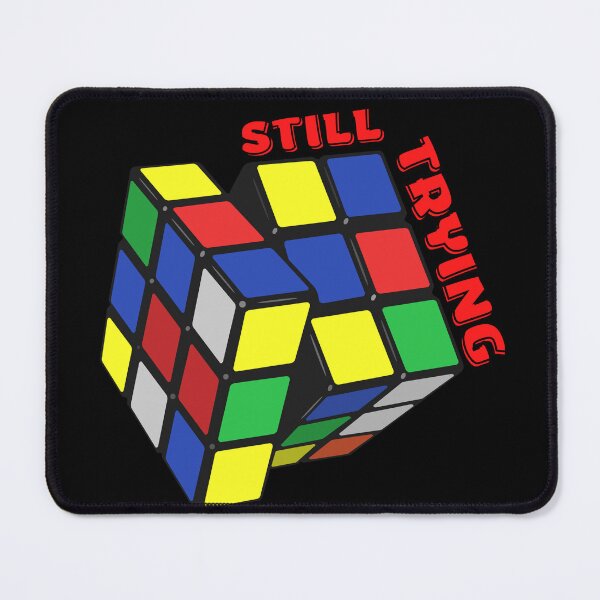Item preview, Still Trying Cubic Rubik's classical t-shirt designed and sold by NellyShaul.