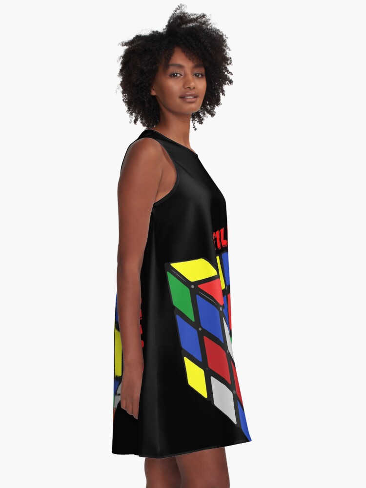 Still Trying Cubic Rubik s classical t shirt A Line Dress