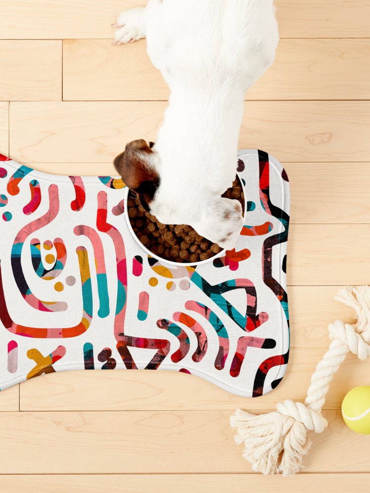 Thumbnail 3 of 5, Pet Mat, Graffiti Art Symbols of Life and Energy by Emmanuel Signorino designed and sold by Emmanuel Signorino.