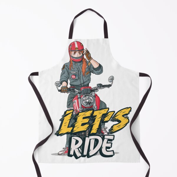 Item preview, Let's Ride anime motorbike Crash T-shirt designed and sold by Artezia.