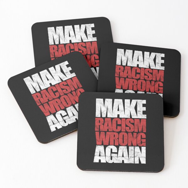 Item preview, Make Racism Wrong Again (distressed design) designed and sold by siggyspatsky.