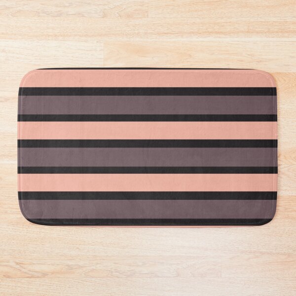 Item preview, Blush PInk , Graying Red and Black Stripes Pattern designed and sold by iCraftCafe.