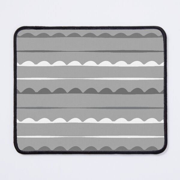 Item preview, Grey and White striped decor. minimal. line. stripes. grey. white. designed and sold by PrintedDreams.