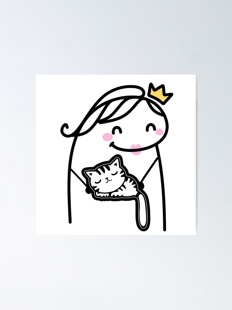 Flork Mom Of Cats Flork Cat Lover Queen Of Cats Poster By Utopiaxd Redbubble 