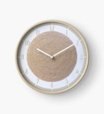 Jute rund Uhr