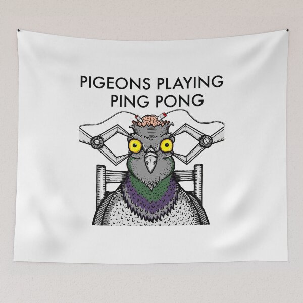 Item preview, Best Design Pigeons Playing Ping Pong Tomblo Music designed and sold by BlendDenkla.