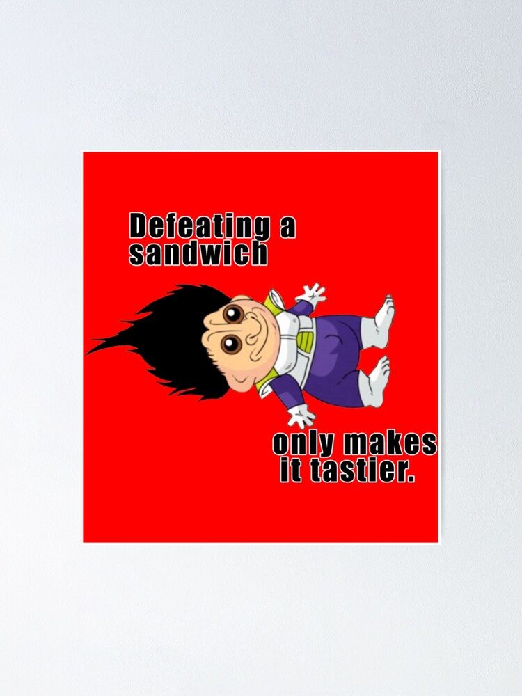 Defeating Sandwich." Poster for Sale by JoanCollier Redbubble
