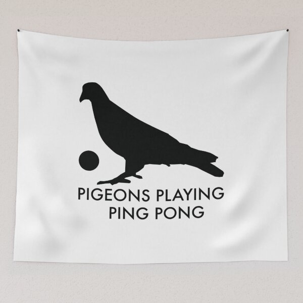 Item preview, Best Design Pigeons Playing Ping Pong Tomblo Music designed and sold by BlendDenkla.