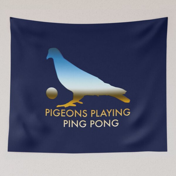 Item preview, Best Design Pigeons Playing Ping Pong Tomblo Music designed and sold by BlendDenkla.