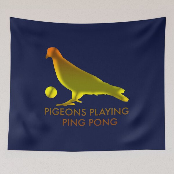 Item preview, Best Design Pigeons Playing Ping Pong Tomblo Music designed and sold by BlendDenkla.