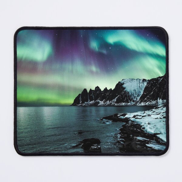 Item preview, sky full of green and purple northern lights designed and sold by ImRotem.