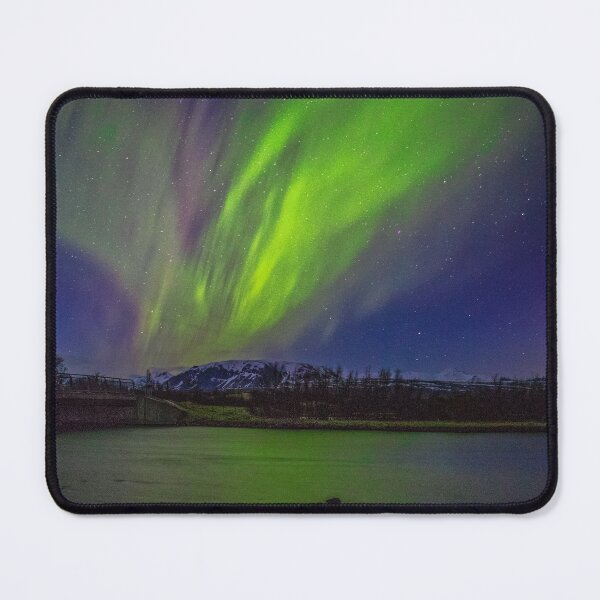 Item preview, amazing green northern lights with purple sky mixed with the stars designed and sold by ImRotem.