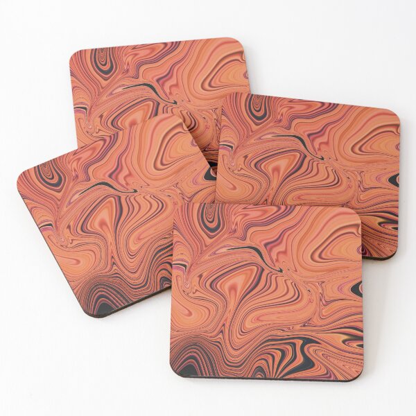 Item preview, Fiery Orange Summer Marble designed and sold by Lucky-Town-Art.