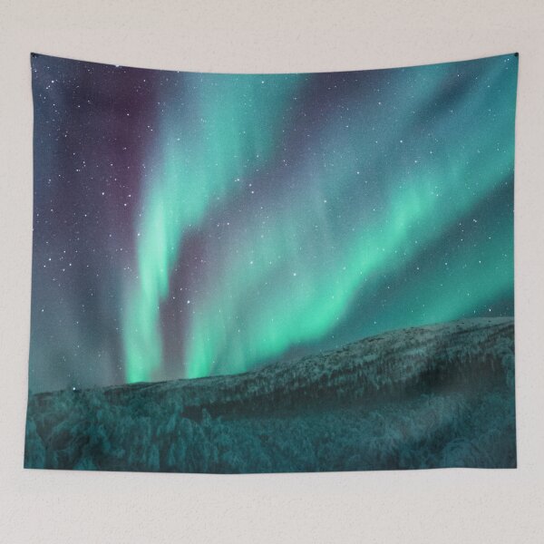 Item preview, blueish northern lights mixed with the stars designed and sold by ImRotem.