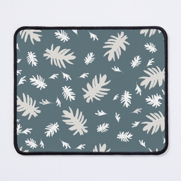 Item preview, Green grey Leaves pattern designed and sold by PrintedDreams.