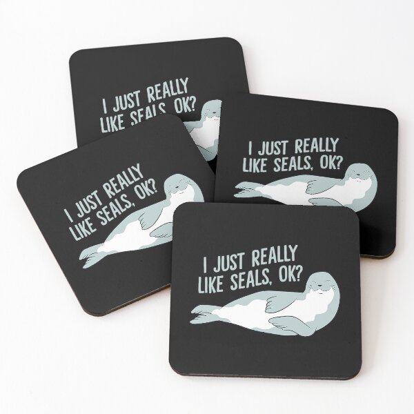 Item preview, I Just Really Like Seals Ok Funny Seals designed and sold by tamara-art.