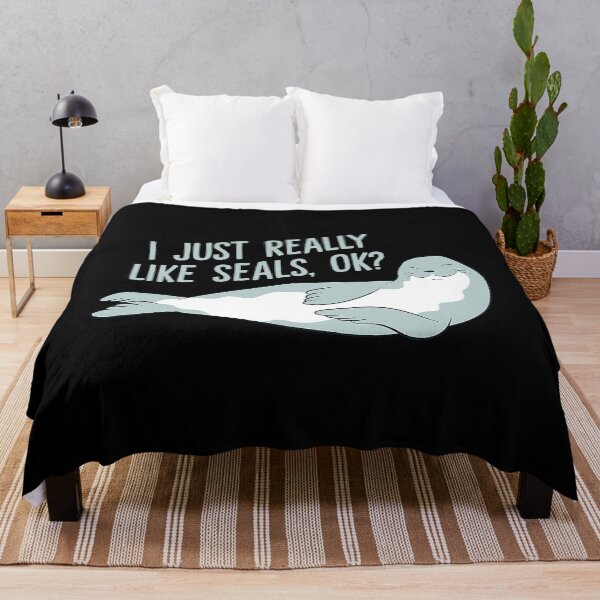 Item preview, I Just Really Like Seals Ok Funny Seals designed and sold by tamara-art.