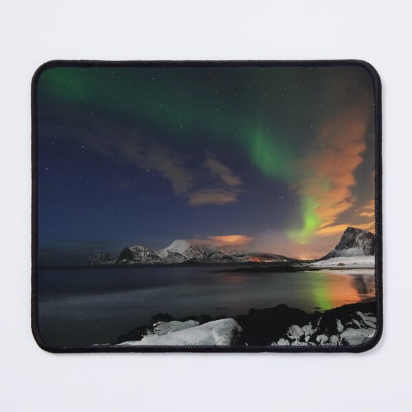 Item preview, magnetic orange skies mixed with northern lights designed and sold by ImRotem.