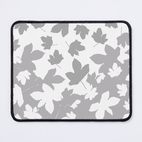 Item preview, Envelop leaves decor. grey. white. designed and sold by PrintedDreams.