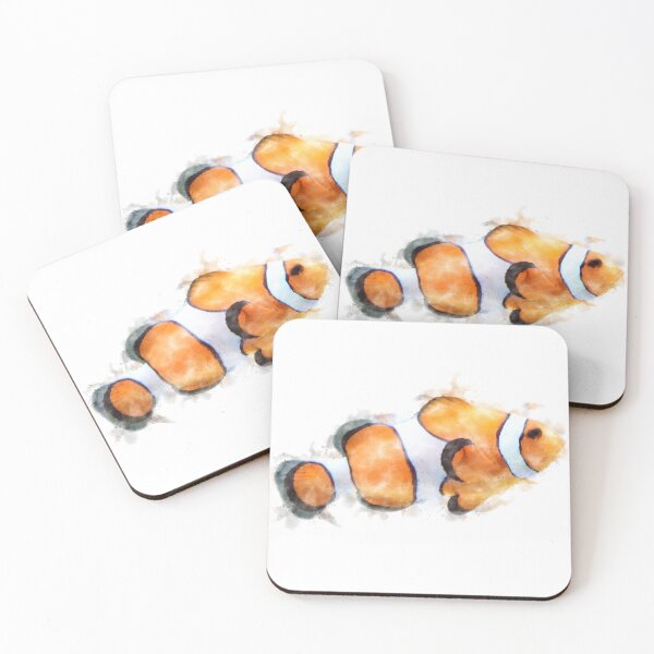 Item preview, Clownfish Watercolour Artwork designed and sold by Typeglyphs.