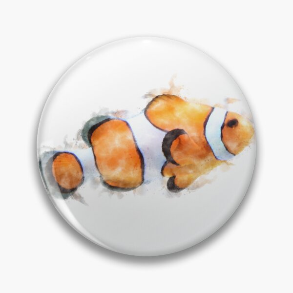 Item preview, Clownfish Watercolour Artwork designed and sold by Typeglyphs.