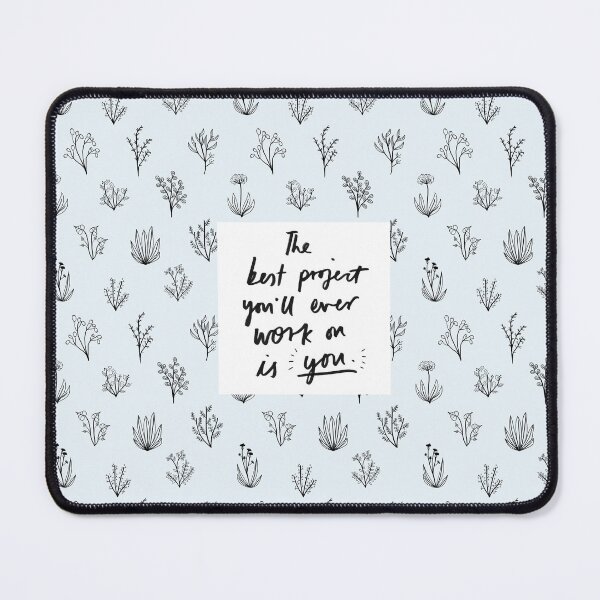 Item preview, The Best Project You'll Ever Work On Is You - Designed & Illustrated by Laura Tubb designed and sold by lauratubb.