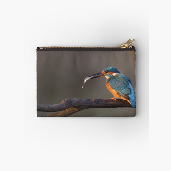 Item preview, Kingfisher with fish designed and sold by Remo Savisaar.