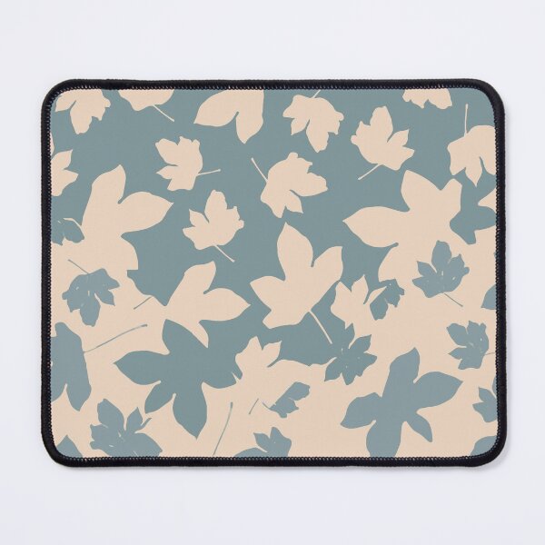 Item preview, Envelop leaves decor. blue. ofwhite. designed and sold by PrintedDreams.