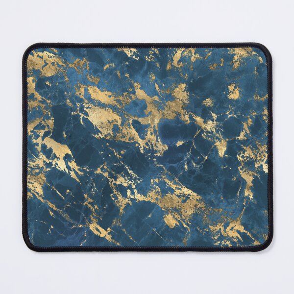 Item preview, Blue And Gold Marble designed and sold by RED FIR.