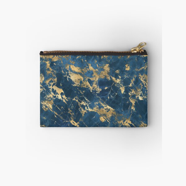 Item preview, Blue And Gold Marble  designed and sold by RED FIR.