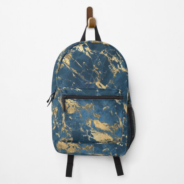 Item preview, Blue And Gold Marble designed and sold by RED FIR.