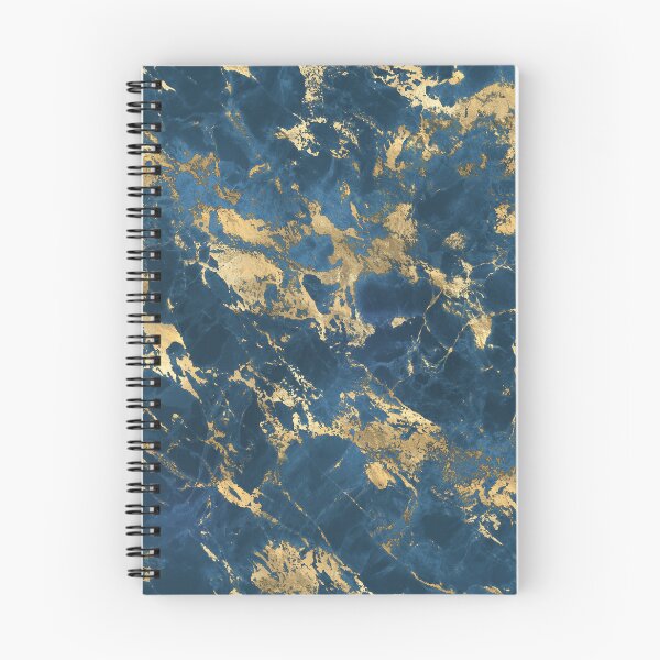 Item preview, Blue And Gold Marble  designed and sold by RED FIR.
