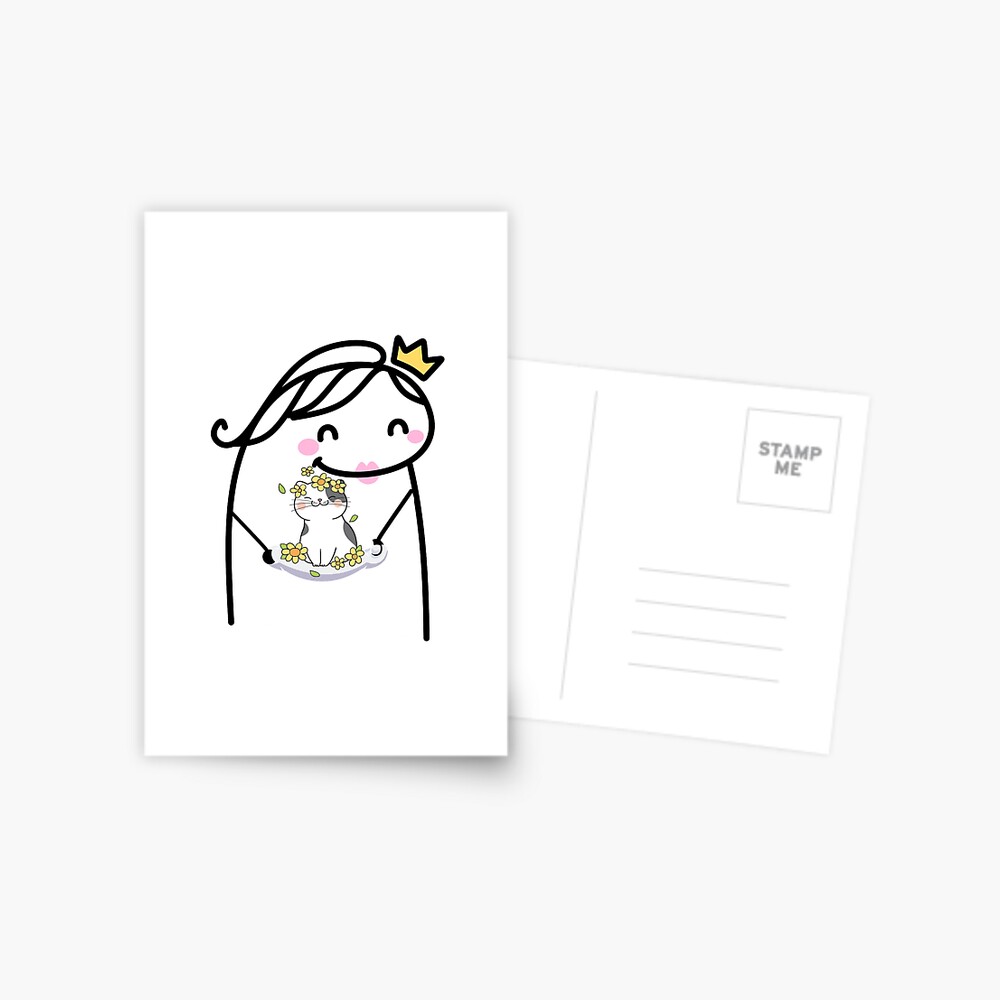 Flork Mom Of Cats Flork Cat Lover Queen Of Cats Postcard By Utopiaxd Redbubble 