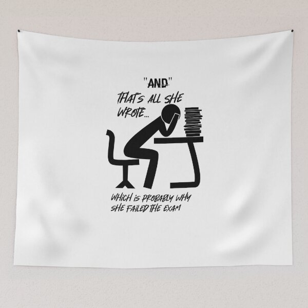 Item preview, That's all she wrote designed and sold by PillowPuns.