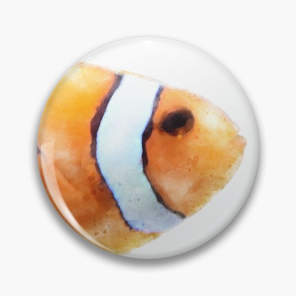 Item preview, Clownfish Watercolour Artwork – Sticker Edition  designed and sold by Typeglyphs.