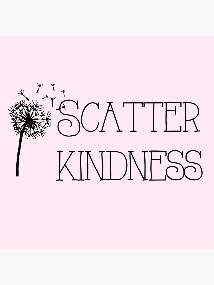 Scatter Kindness Pink by wildflowerloft