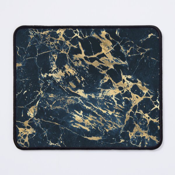 Item preview, Blue And Gold Marble designed and sold by RED FIR.