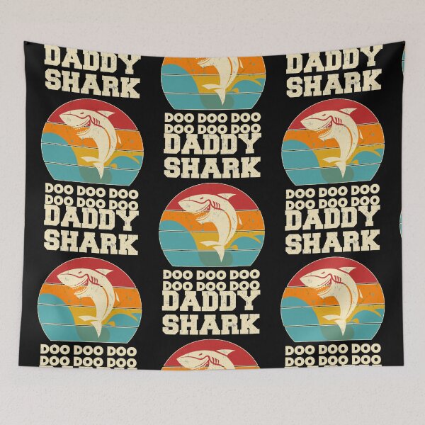 Item preview, Daddy Shark Doo Doo Doo Vintage Fathers Day Dad designed and sold by Marcelo Yundt.