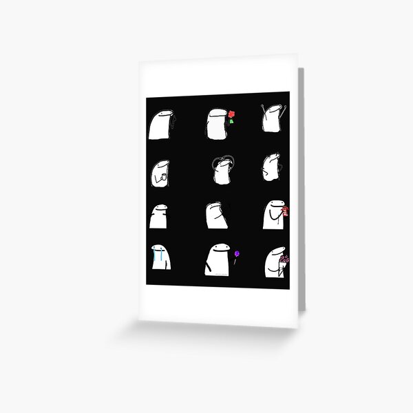 Flork Sticker Set Sticker Flork Flork Greeting Card By Emilyg Pa Redbubble