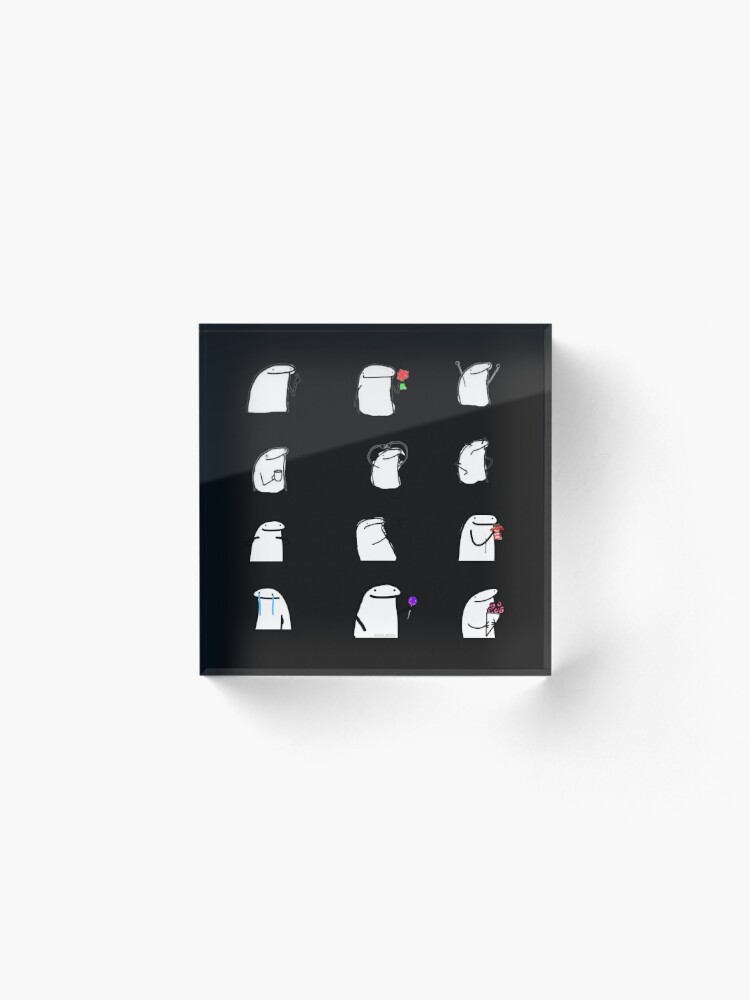 Flork Sticker Set Sticker Flork Flork Acrylic Block For Sale By Emilyg Pa Redbubble