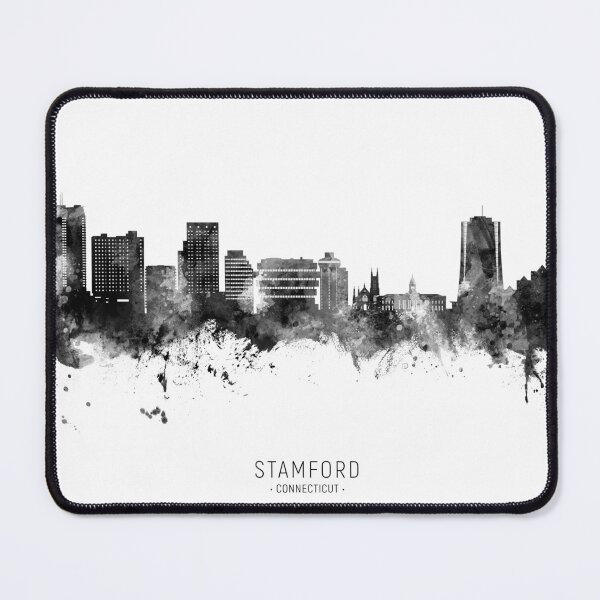 Item preview, Stamford Connecticut Skyline designed and sold by ArtPrints.