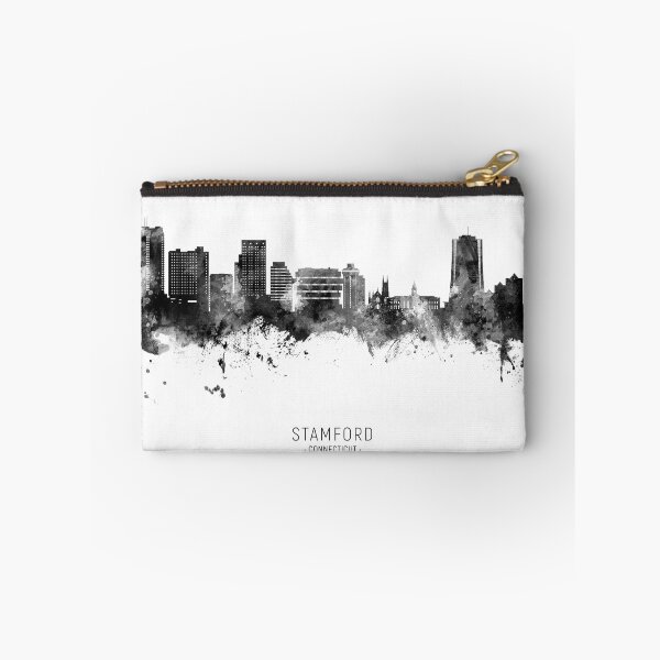 Item preview, Stamford Connecticut Skyline designed and sold by ArtPrints.