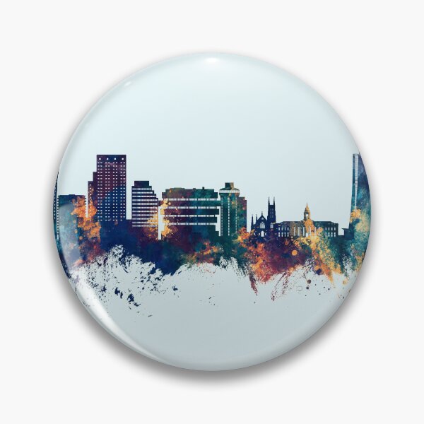Item preview, Stamford Connecticut Skyline designed and sold by ArtPrints.
