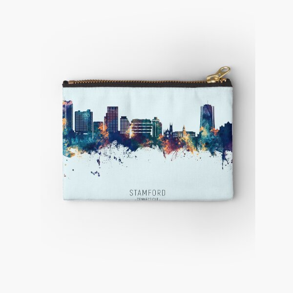 Item preview, Stamford Connecticut Skyline designed and sold by ArtPrints.