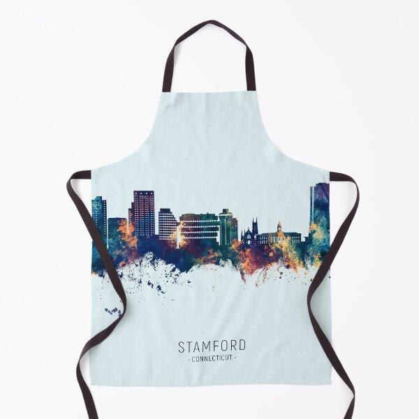 Item preview, Stamford Connecticut Skyline designed and sold by ArtPrints.