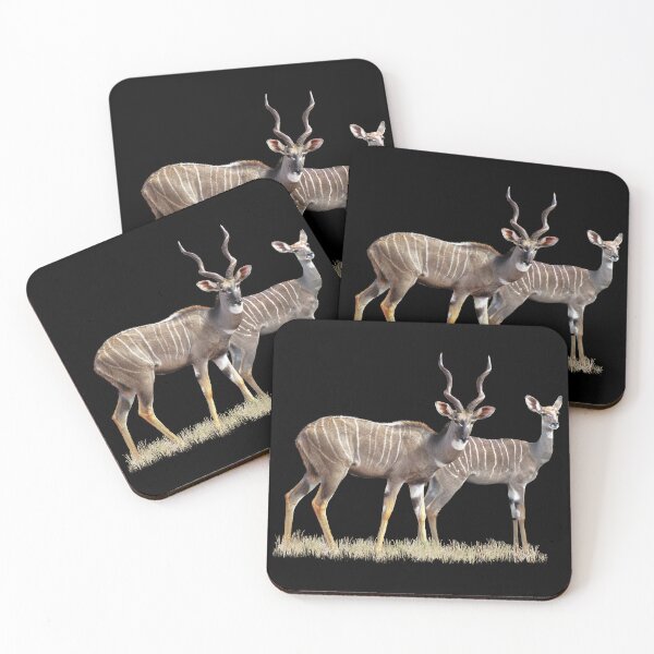 Item preview, Kudu pair - antelope in Kenya / Africa designed and sold by TShirtsundMehr.
